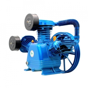 Cap compresor de aer cu 3 pistoane compresie in doua etape 900l/min 12.5 bari BARRACUDA 3090TS BLUE EDITION B-AC3090TS - Img 1