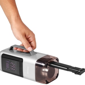 Dispozitiv multifuncțional auto XD5498 cu aspirator, jump starter, pompă, suflantă, lanternă LED și powerbank - Img 6