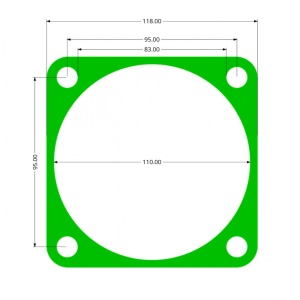 Garnitura cap compresor piston 95mm – compresor de aer