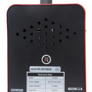 Generator Profesional de fum pentru verificarea scurgerilor 20l/min 12V 23 PSI MXK3523 – generator de fum auto, 20L, 23PSI, 12V, Maxrom