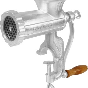 Mașină manuală de tocat carne KraftDele KD4192, mărimea 10, cu site și pâlnii pentru cârnați