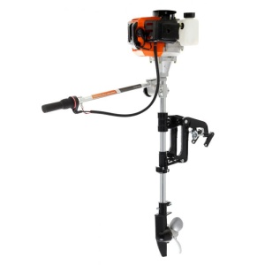Motor pentru barcă OEM 5,8 CP în 2 timpi, cizmă reglabilă, model X177, pentru pescuit și deplasări ușoare pe apă