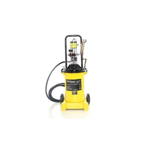 Pompa de gresat actionata pneumatic recipient 12L KraftDele KD1443 TBC – echipament profesional, 12L, Kraft&Dele