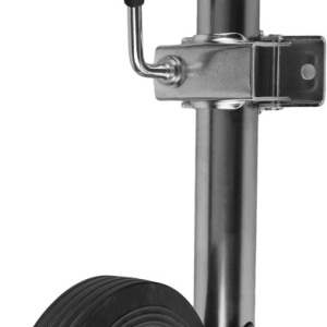 Roată de sprijin pentru remorcă XD469 cu colier de prindere, capacitate 150 kg, roată 200 mm - Img 3