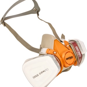 Semimască de protecție pentru vopsire XD10030 cu filtre pentru vapori, gaze, praf și aerosoli, mărime L - Img 9