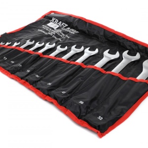 Set chei drepte-inelare 12 elemente 6-32mm KraftDele KD10938 – echipament profesional, Kraft&Dele
