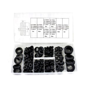 Set garnituri din cauciuc 180 buc diferite dimensiuni KD10485 Kraftdele - Img 1
