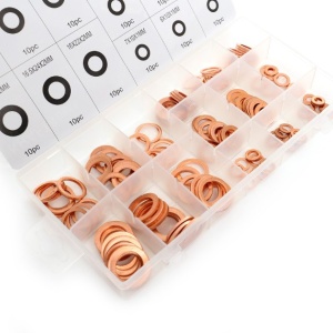 Set saibe din cupru diferite dimensiuni 150 elemente KraftDele KD10503 - Img 6