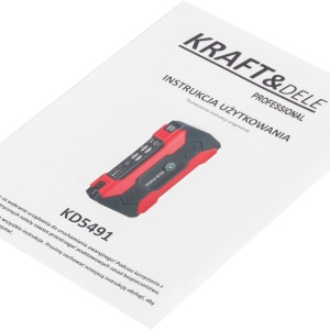 Starter auto de urgență 800A KraftDele KD5491 cu powerbank 28000 mAh, lanternă LED și protecții electronice - Img 12