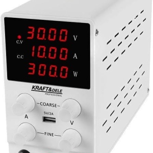 Sursă de laborator reglabilă XD5870 – 0-30V, 0-10A, Afișaj digital de precizie, Protecție scurtcircuit, Eficiență >85% - Img 5