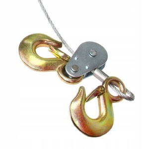 ⚙️ Troliu manual 4 tone cu cablu – două trepte de viteză, lungime 2,5 m – model MXM80741 – echipament profesional