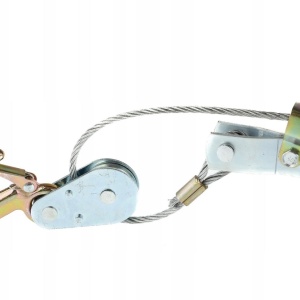 ⚙️ Troliu manual 4 tone cu cablu – winch profesional cu două trepte de viteză, 2,5 m – model XM80741 – echipament profesional