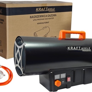 Aerotermă pe gaz LPG 45 kW KraftDele KD11706 cu termostat și afișaj digital, pentru încălzirea spațiilor medii și mari - Img 10