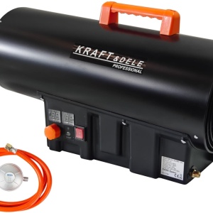 Aerotermă pe gaz LPG 45 kW KraftDele XD11706 cu termostat și afișaj digital, pentru încălzirea spațiilor medii și mari - Img 8