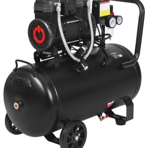 Compresor Fără Ulei 50L 2500W 290L/min – Profesional pentru Atelier, Stomatologie & Barbershop | XD4082 - Img 4