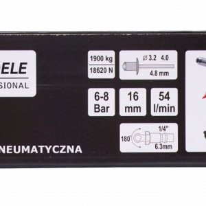 Dispozitiv pneumatic pentru nituire pop-nituri 3,2 / 4,0 / 4,8 mm KD5464 – dispozitiv pneumatic de nituire, Kraft&Dele