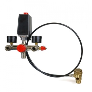 Furtun pneumatic pentru presostat 100cm 27 bar cu o mufa B-AC0082 Barracuda – echipament profesional, 27BAR