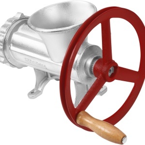 Mașină manuală de tocat carne nr. 32 KraftDele KD4194, din aliaj de fontă galvanizată, cu 3 site și accesorii pentru cârnați - Img 3