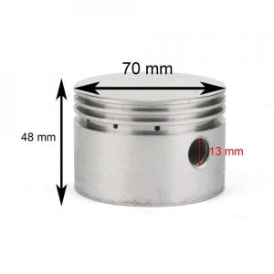 Piston pentru cap compresor diametru 70 mm B-ACB2070+K Barracuda - Img 2