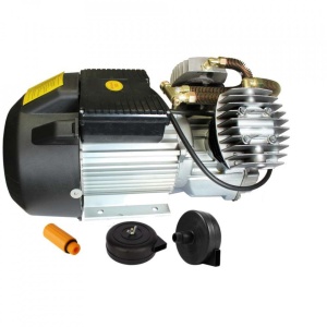 Pompa de aer piston 2x47mm cu motor 3kW 50-100L debit de 530l/min 8 bari – echipament profesional, 3kW, 100L, 8BARI