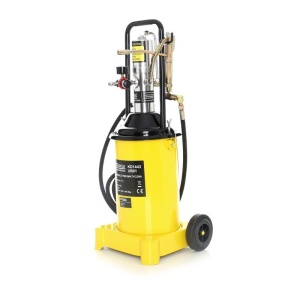 Pompa de gresat actionata pneumatic recipient 12L KraftDele KD1443 TBC – echipament profesional, 12L, Kraft&Dele