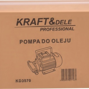 Pompă electrică pentru transfer ulei și motorină KraftDele KD3570, 900 W, debit 45 l/min, IP55 - Img 12