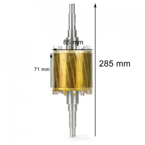Rotor motor 1100W pentru compresor fara ulei B-ROTOR.1100W - Img 3