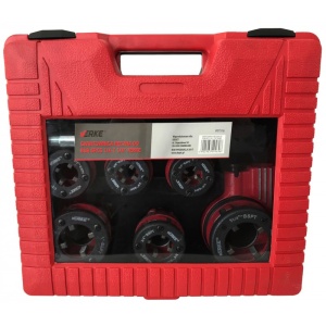 Set clupa filetat profesionala 6 piese 1/4", 3/8", 1/2", 3/4", 1", 1-1/4" V07516 Verke - Img 7