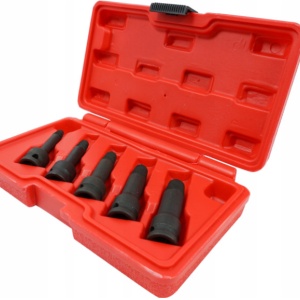 Set extractoare pentru suruburi rupte 5 elemente 3/8" V86483 - Img 2