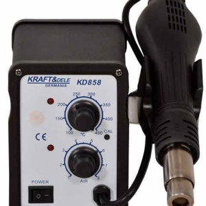 Statie de lipit cu aer cald 4 duze 700W KraftDele KD858 - Img 1