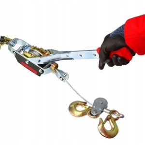 ⚙️ Troliu manual 4 tone cu cablu – două trepte de viteză, lungime 2,5 m – model MXM80741 – echipament profesional