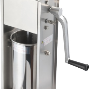 Aparat manual de umplut cârnați KraftDele KD4132, capacitate 5 kg, 4 pâlnii, inox, pentru preparate de casă și mezeluri - Img 3