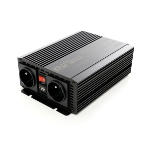 Invertor auto de putere convertor DC/AC 350W 12V-220V USB 5V KD1250 KraftDele - Img 4