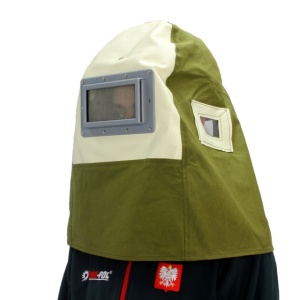 Mască de sablare cu cască de protecție reglabilă XM805907, vizieră mare detașabilă și ventilație eficientă - Img 6