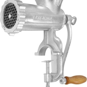 Mașină manuală de tocat carne KraftDele KD4192, mărimea 10, cu site și pâlnii pentru cârnați - Img 2