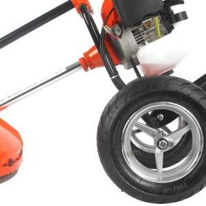 Motocoasa pe roti, masina de tuns iarba 2CP 1.4Kw 42cm XM83107 + casca protectie - Img 2