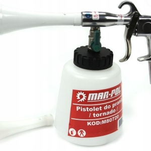 Pistol pneumatic tornador pentru spalare tapiserie 280 l/min 1L XM80720 – echipament profesional, 280L