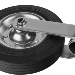 Roată de sprijin pentru remorcă XD469 cu colier de prindere, capacitate 150 kg, roată 200 mm - Img 9