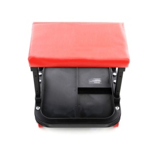 Scaun service auto cu sertar scule roti 360 grade KraftDele KD375 – echipament profesional, Kraft&Dele