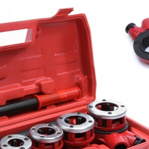 Set clupa filiera filetat manuala 6 piese 1/4"; 3/8"; 1/2"; 3/4"; 1"; 1 1/4" MXM55820 – echipament profesional