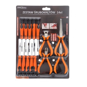 Set de 14 surubelnite si clesti diferite modele KD10894 Kraftdele - Img 8