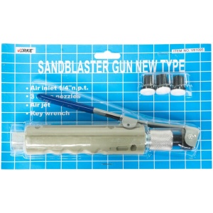 Set pistol si 4 duze pentru sablare 2-2.5-3-3.5 mm V81095 VERKE – stație de sablare
