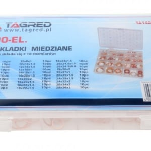 Set saibe din cupru diferite dimensiuni 300 elemente TA1401 TAGRED - Img 1