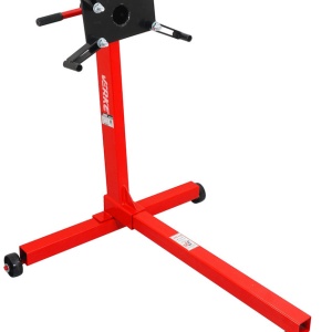 Stand profesional pentru asamblare și întreținere motor 340 kg VERKE V84215, cap rotativ 360° și roți metalice