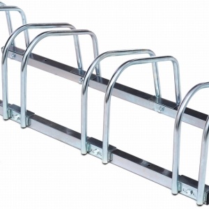Suport metalic pentru 4 biciclete KraftDele KD651, rastel de parcare stabil cu ancorare și compatibilitate anvelope 35-60 mm - Img 5