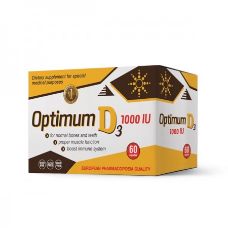 Optimum D3 1000IU vitamin D, 60 capsules