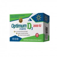 Optimum D3 2000 IU FORTE vitamin D3 capsules