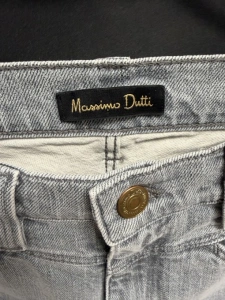 Blugi Massimo Dutti gri – mărimea 34 - Img 4