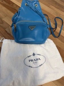Geantă Prada Tote / Bucket Bag – albastru intens - Img 2