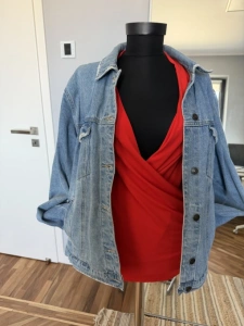 Jachetă din denim Only cu broderie etnică – mărimea 38 - Img 2